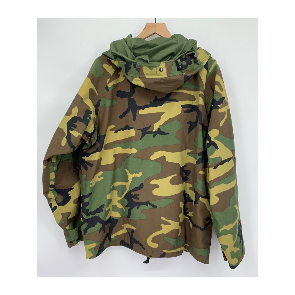 Rothco ECWCS Jacket Mens Medium Camo Green Nylon Extreme Cold Weather System - Picture 2 of 9